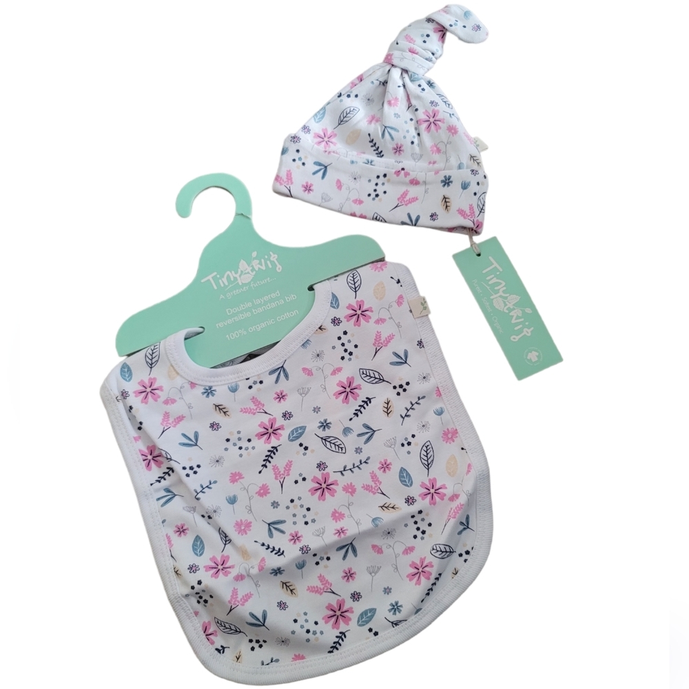 Tiny Twig Bib and Beanie Bundle